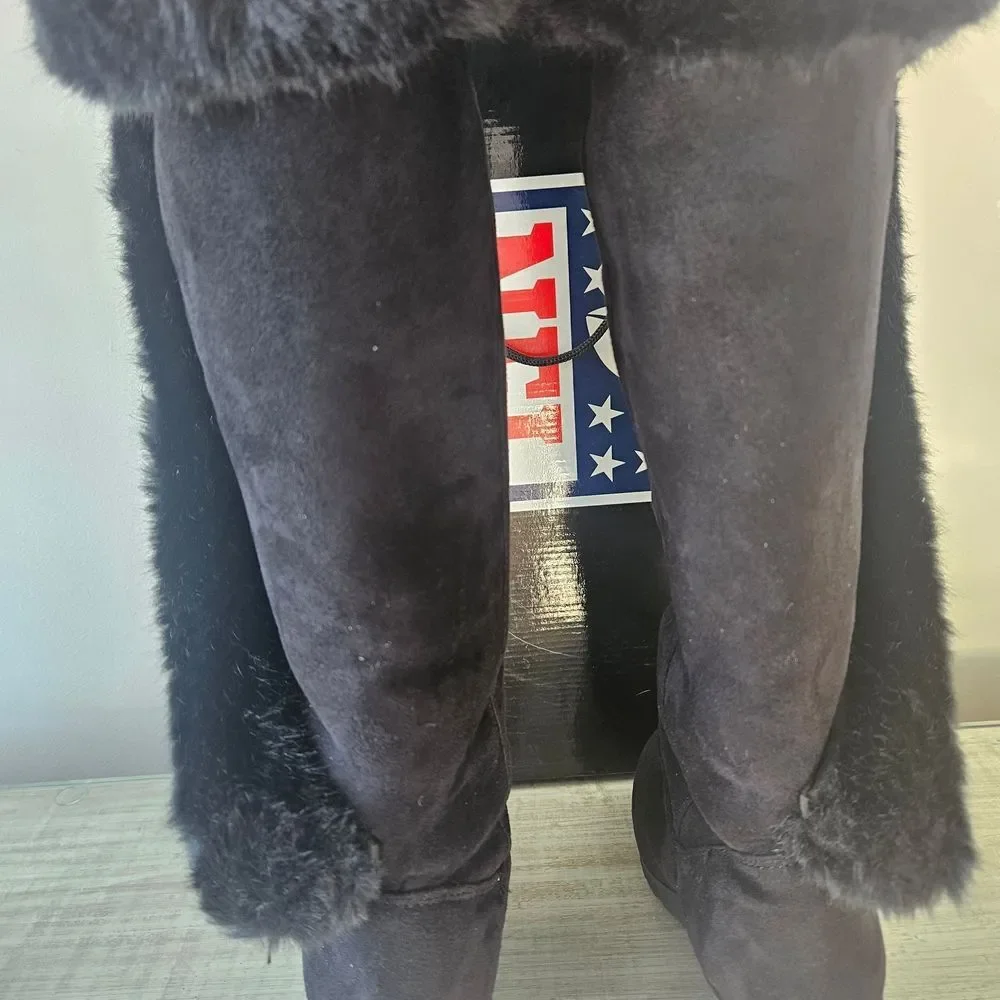 NFL Black and Gold Winter Boots